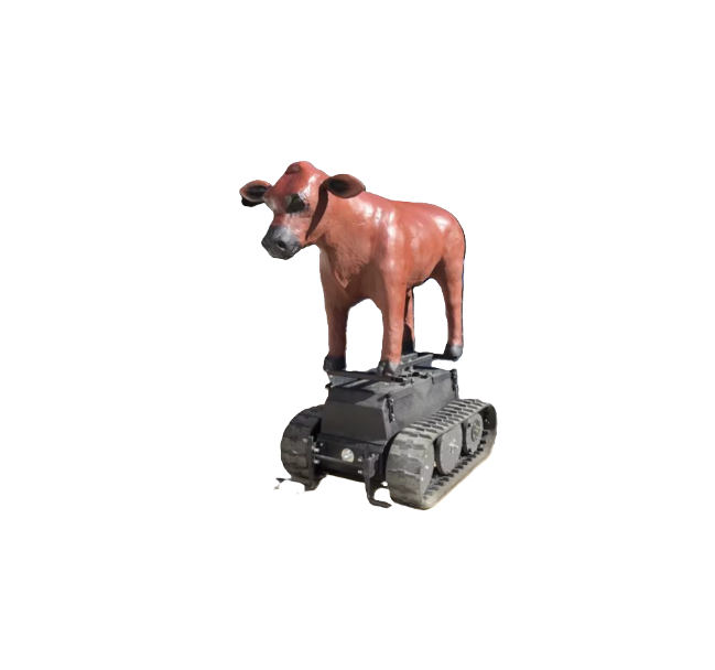 Hot Sale Tracked Chassis Rubber Construction Machinery Farm Motor for Various Terrains Tracked Chassis Rubber Track Bearing Type