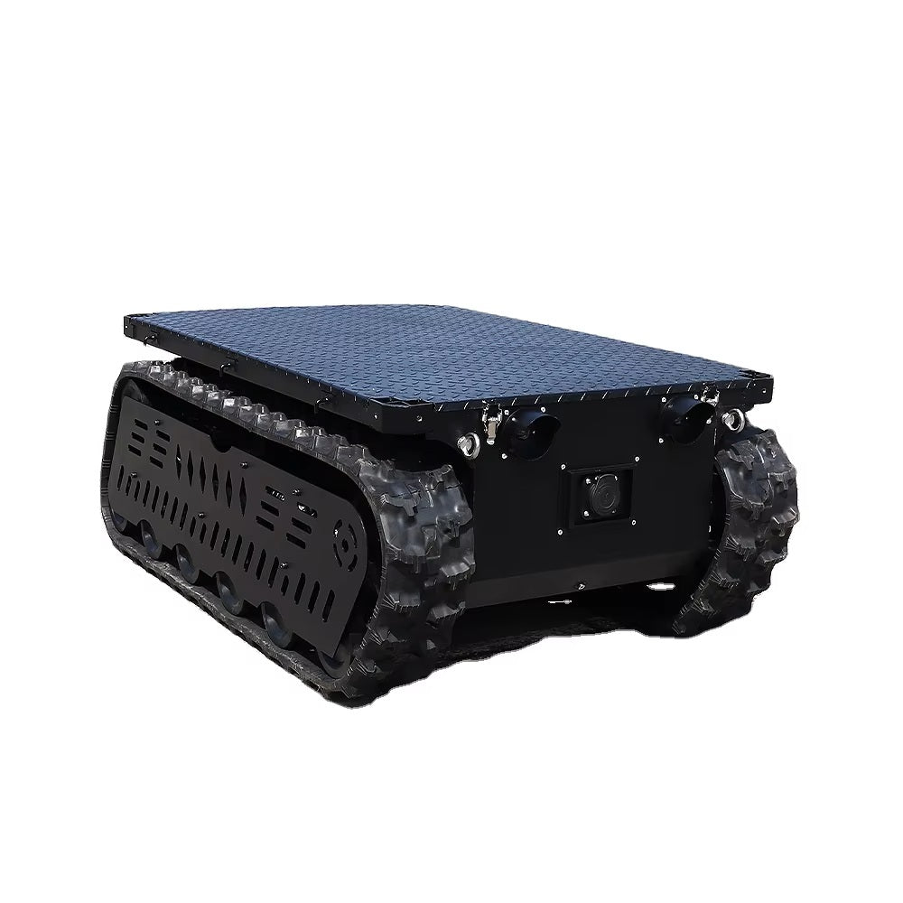 Large Platform Crawler Robot Robot Tracked Vehicle Chassis Undercarriage Chassis tank Tracks Rubber Track Kits Crawler Platform