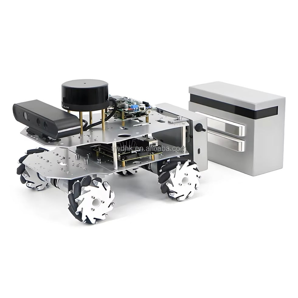 Mecanum Wheel Ackerman Robot Chassis Industrial Robot Chassis High Profile Pendulum Suspension Robot Base Chassis