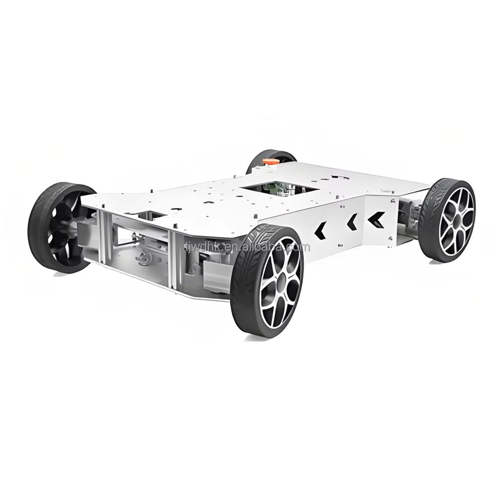 High Quality Ackerman Steering Structure Four-wheel Drive Front-turn Chassis Robot Vehicle Ugv Robot Chassis