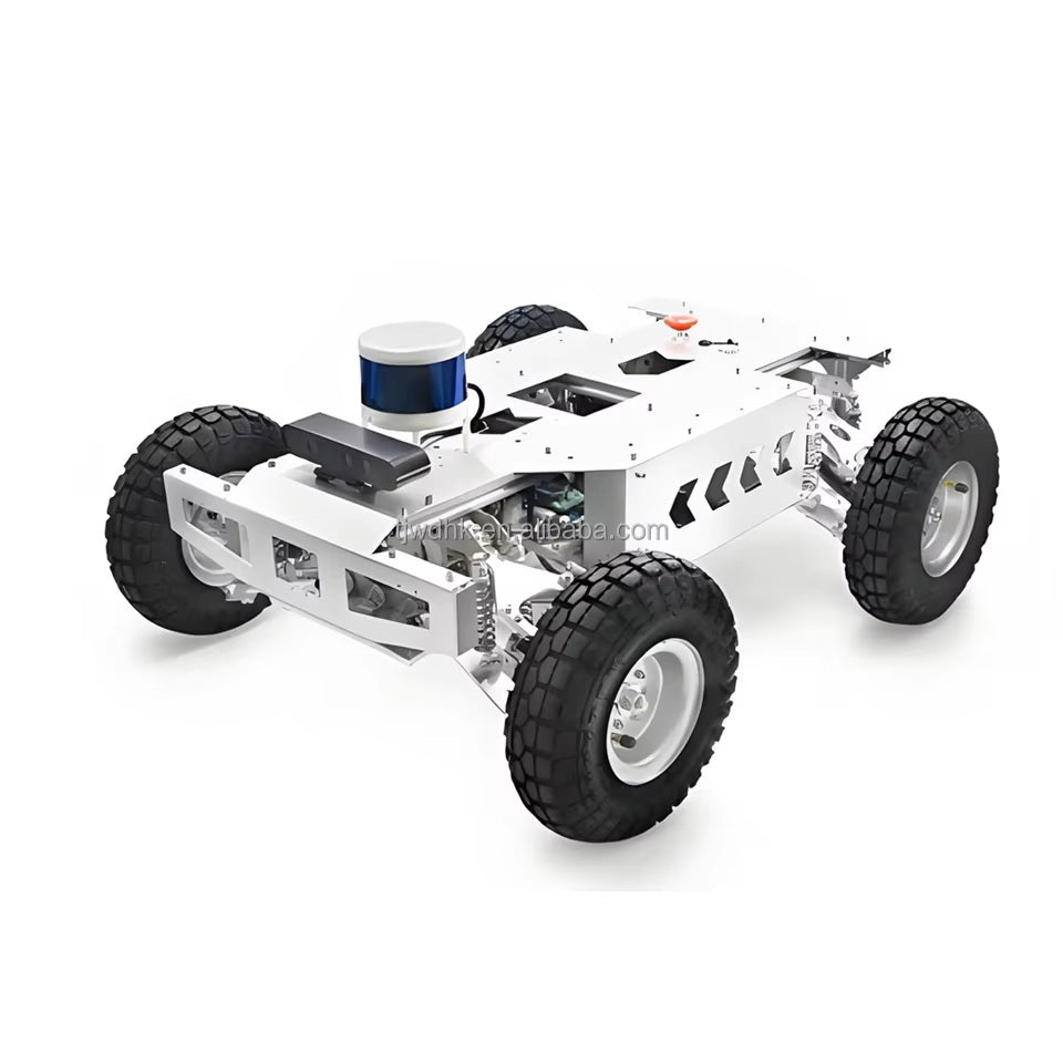 Mecanum Wheel Ackerman Robot Chassis Industrial Robot Chassis High Profile Pendulum Suspension Robot Base Chassis