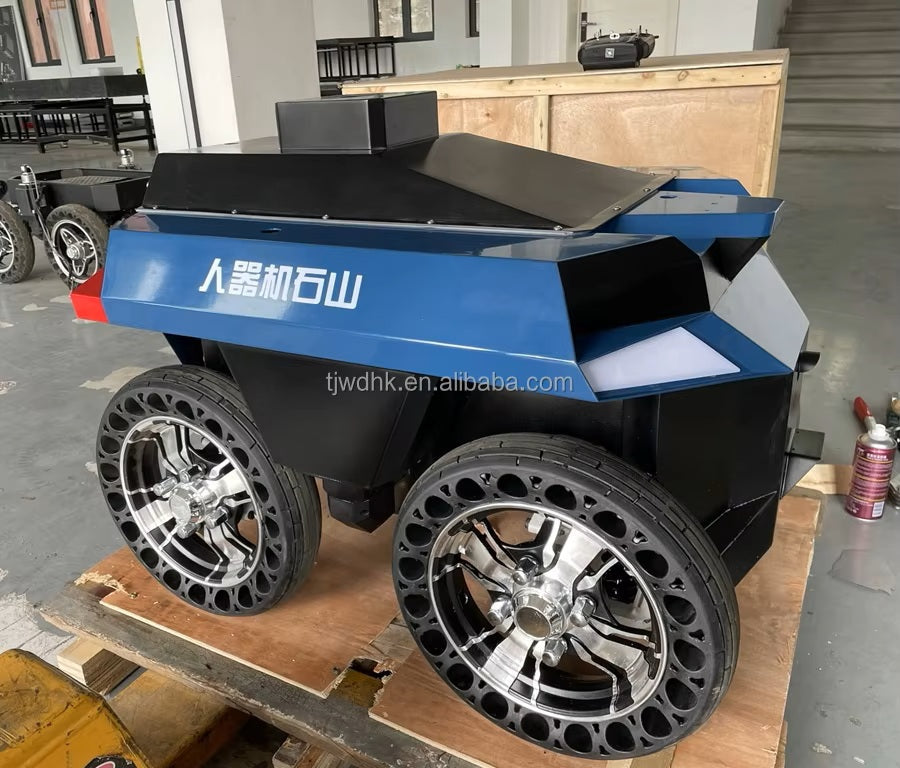 Design Load 100kg All Terrain Robot Platform Wheeled Stair Climbing Robot Chassis Platform