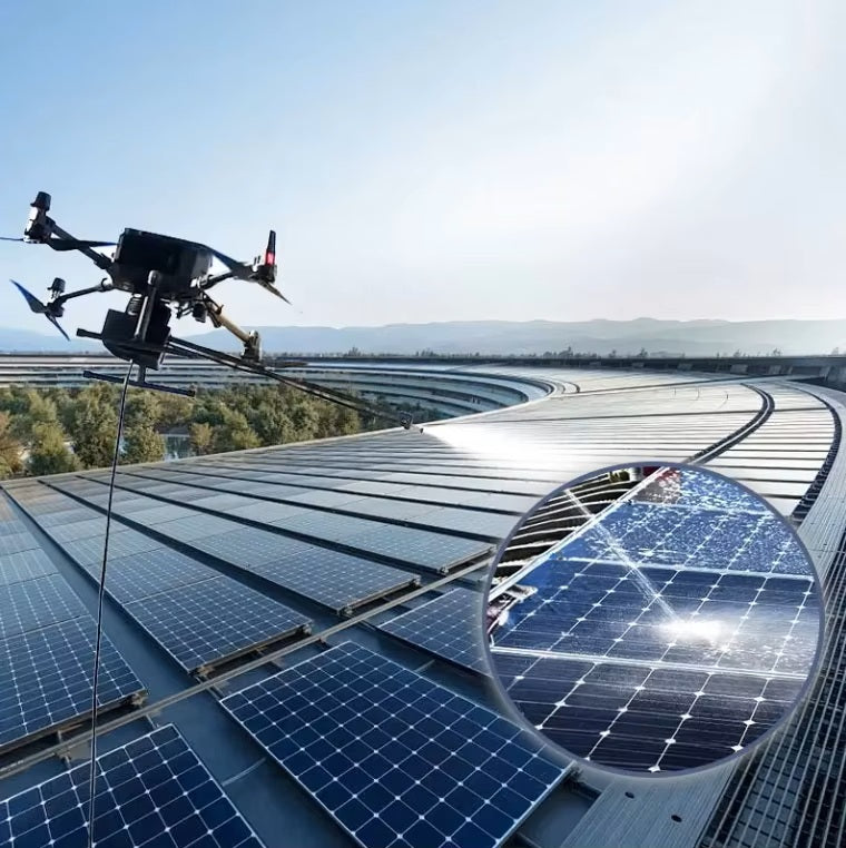 Industry Machine Cleaning Drone Glass Exterior Wall Manufacturers High -pressure Cleaning Photovoltaic Board