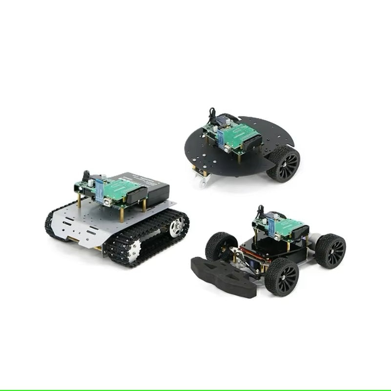 Advanced 4WD Customizable Robot Car Chassis for ROS Applications in Engineering Projects