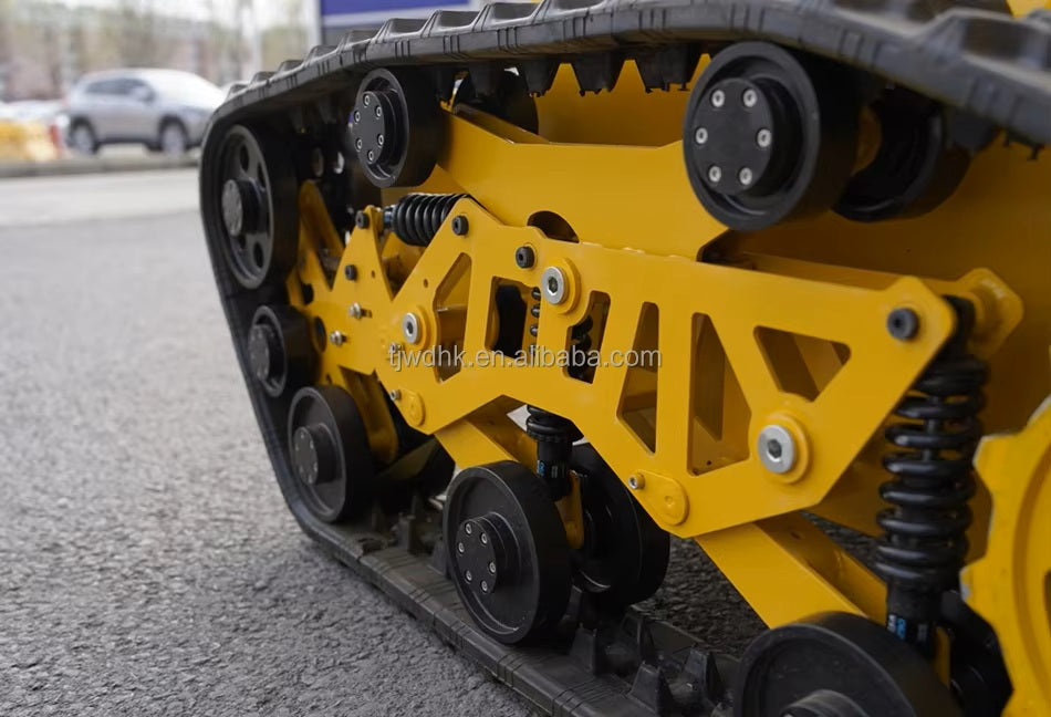 High Quality Multifunctional Wireless Extinguishing Fire Fighter Robot EXDII T4 Rubber Track Tank Robot Chassis