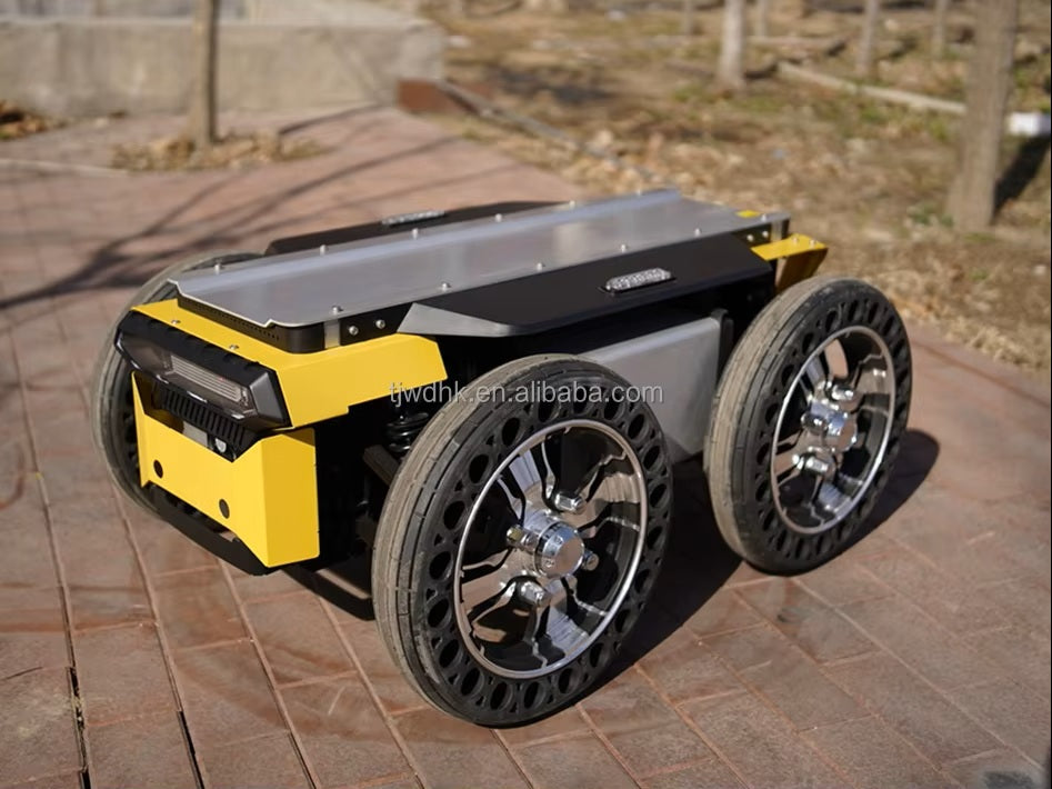 Design Load 100kg All Terrain Robot Platform Wheeled Stair Climbing Robot Chassis Platform
