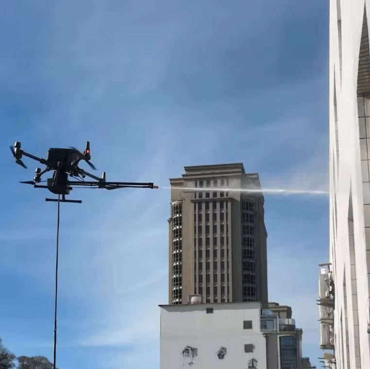 Industry Machine Cleaning Drone Glass Exterior Wall Manufacturers High -pressure Cleaning Photovoltaic Board