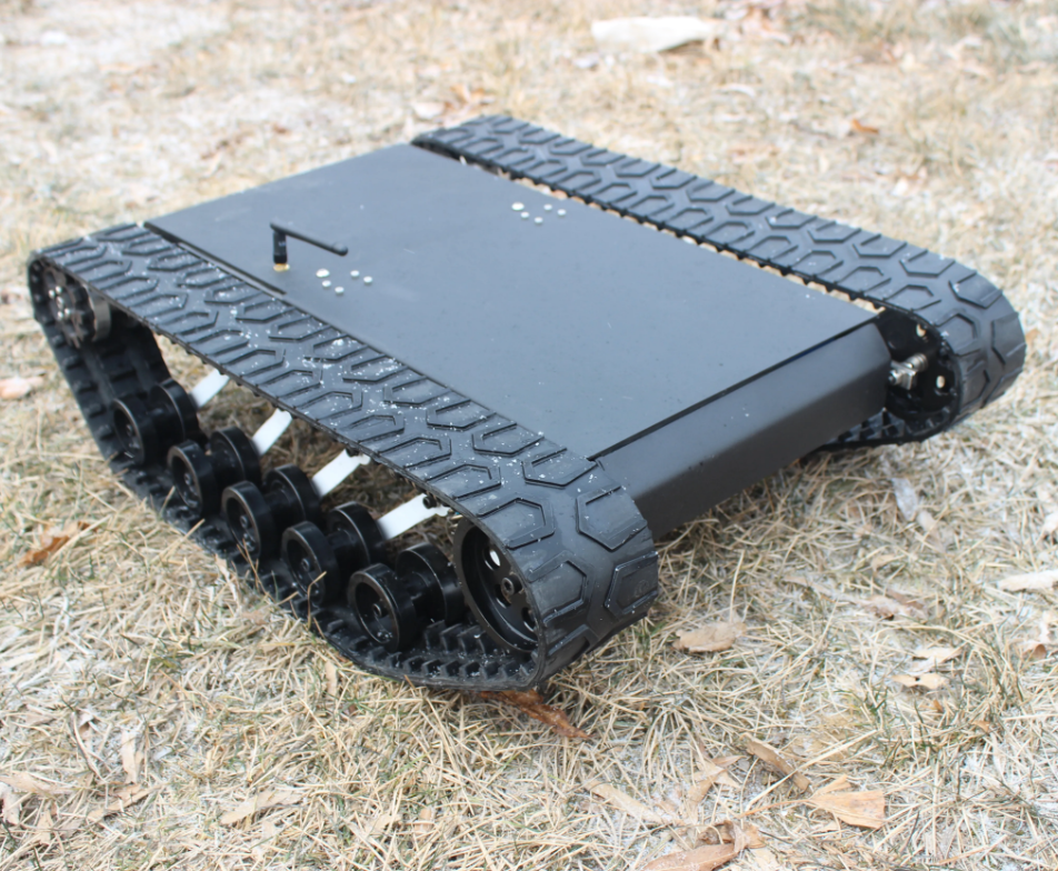 Compact All-Terrain Tracked Chassis Customizable for Narrow Terrain Tracked Chassis