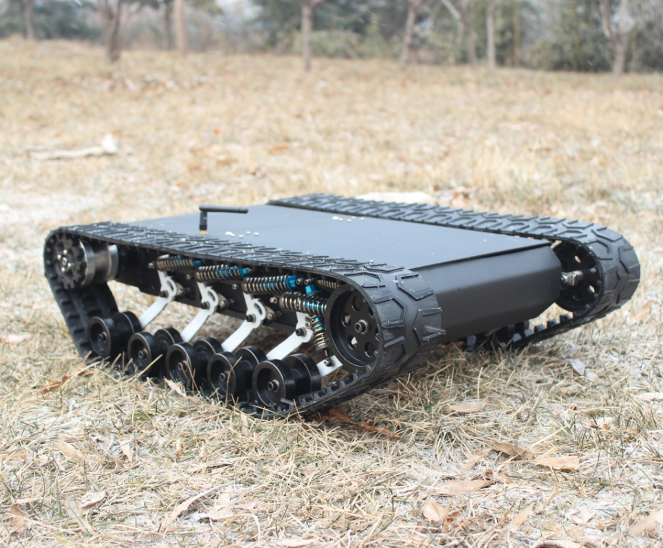 Compact All-Terrain Tracked Chassis Customizable for Narrow Terrain Tracked Chassis