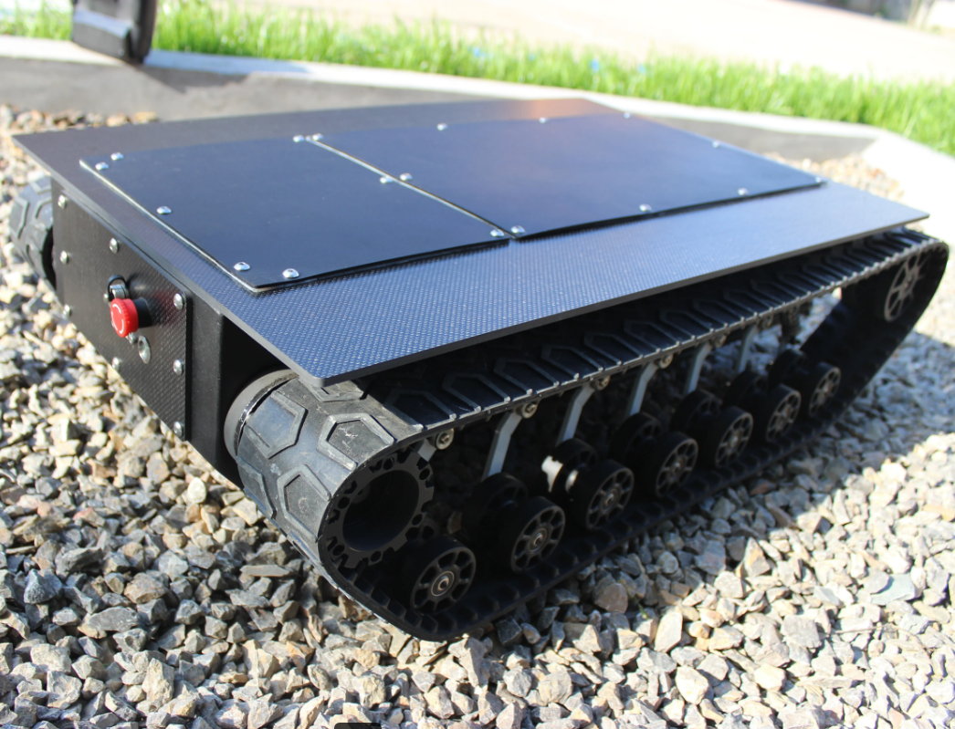 Compact All-Terrain Tracked Chassis Customizable for Narrow Terrain Tracked Chassis