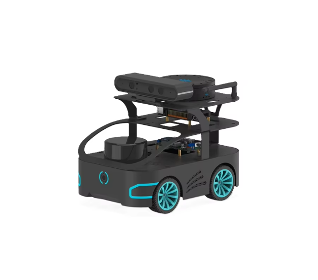 Quality Certifications Construction Machinery Parts Wheeled Chassis with Motor and Ackerman Structure ROS2 AI Educational Robot
