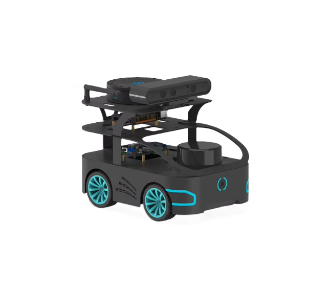 Quality Certifications Construction Machinery Parts Wheeled Chassis with Motor and Ackerman Structure ROS2 AI Educational Robot